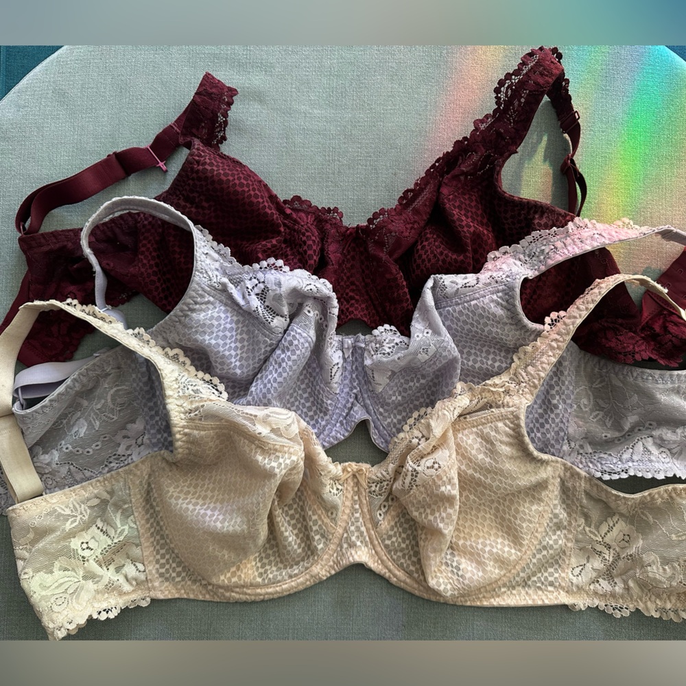 Lot of Three 34G FIT FULLY YOURS bras